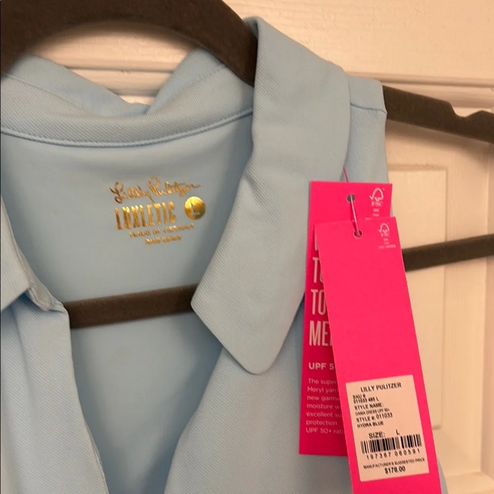 Light Blue Sleeveless Dress - Picture 2 of 2
